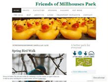 Tablet Screenshot of friendsofmillhousespark.org